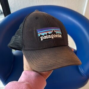 Patagonia Black Trucker Hat Cap with Logo Patch